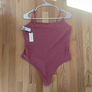 Babaton body suit in rhodon pink XL